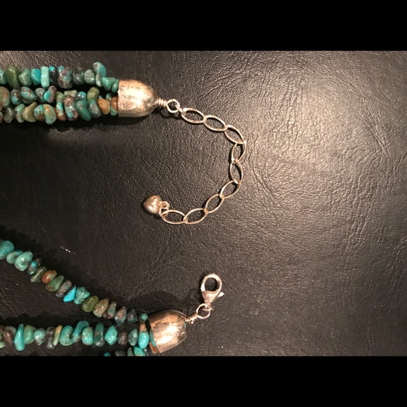 Jay King -DTR - 3 Strand Graduated Bead Turquoise Necklace - Picture 4 of 5